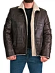 Дубленка мужская из натуральной кожи Epica RON-1045 5XL коричневая - изображение 1