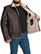 Дубленка мужская из натуральной кожи Epica RON-1045 5XL коричневая - изображение 6