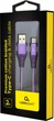 Cablexpert USB do USB Type-C 2m fioletowy/biały (CC-USB2B-AMCM-2M-PW) - obraz 2