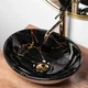Умивальник Rea Sofia 41x34,5 black marble shiny (REA-U5611) - зображення 5