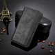 Чехол-книжка Deexe Retro Style для Google Pixel 7 - Black - изображение 4