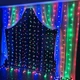 Гірлянда штора завіса FMA Водоспад 3х3 м 280 LED 3D Мультицвет (1310160390) - зображення 1