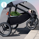 Универсальная коляска 2 в 1 Kinderkraft Nea Midnight Black (KSNEA000BLK2000) - изображение 9