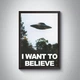Постер X-Files. I Want To Believe Х-файли Секретні матеріали НЛО UFO (U2) - зображення 2