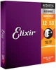Струны для акустической гитары Elixir 11052 Nanoweb 80/20 Bronze Light 12-53 (AC NW L) - изображение 2