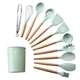 Набор кухонных принадлежностей Бирюзовый 12 предметов Kitchen Set (697KSNBRKXNC26) TIN66 - изображение 3