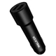Автомобильное зарядное устройство (адаптер) WALKER WCR-22 2USB 1.0А / 2.4A black - изображение 1