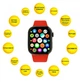 Смарт-годинник AURA X3 Pro 47mm Red - изображение 2
