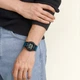 Мужские наручные часы со светодиодной подсветкой CASIO WS-1400H-3A Черный\Синий - изображение 9