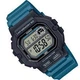 Мужские наручные часы со светодиодной подсветкой CASIO WS-1400H-3A Черный\Синий - изображение 10