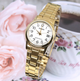 Женские часы Casio LTP-V002G-7B2 Белые с золотистым новаторские - изображение 1