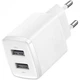 Зарядний пристрій Baseus Compact Charger 2USB 10.5W White (CCXJ010202) - изображение 4