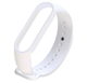 Ремінець для Xiaomi Mi Band 5 | 6 силіконовий Білий BeWatch (1540602) - зображення 5
