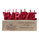 Свечи В Торт Happy Birthday Красные - изображение 2