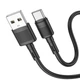 Кабель Hoco для X83 Type-C Victory charging data cable (L=1M) Black - зображення 4
