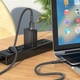 Кабель для телефона MicroUSB Android HOCO U110 120см |2,4A| Синій - зображення 5