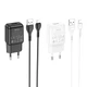 Мережевий зарядний пристрій Hoco C96A + кабель USB - Lightning Single Port Charger 1USB 2.1A Black - зображення 5