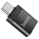 Перехідник HOCO UA17 OTG Type-C - USB3.0 Чорний - зображення 4