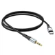 Кабель HOCO UPA22 Type-C - 3.5mm (1М) Чорний - зображення 3