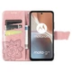 Чохол-книжка з малюнком UniCase Butterfly Pattern для Motorola Moto G32 - Rose Gold - зображення 2