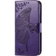 Чохол UniCase Butterfly Pattern для Motorola Moto G32 - Purple - зображення 4