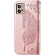 Чохол-книжка з малюнком UniCase Butterfly Pattern для Motorola Moto G32 - Rose Gold - зображення 5