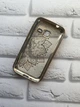 Силіконовий чохол із золотим обідком для SAMSUNG J1mini J105 Орнамент. Половина квітки - зображення 3