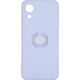 Чехол Fiji Holder Ring для Samsung Galaxy A03 Core (A032) бампер накладка с подставкой Lilac - изображение 1