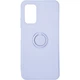 Чехол Fiji Holder Ring для Xiaomi Redmi Note 11 4G бампер накладка с подставкой Lilac - изображение 1