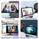Веб камера 2560х1440 PC-camera TrendWill B10 Ultra HD 2K Чёрная с микрофоном и подсветкой крепление на прищепке - изображение 3