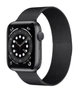 Ремінець міланська петля для Apple Watch series 3 | 4 | 5 | 6 з шириною корпусу 38 | 40 мм Браслет Чорний BeWatch (1050201) - зображення 1