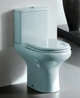 Комплект унитаз бачок крышка Compact RAK Ceramics (Голубой) - изображение 1