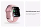 Смарт годинник Airplus M7 mini 41mm Smart Watch 7 series Pink. Розумний фітнес годинник. Колір рожево золото. - зображення 11