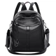 Женский кожаный черный рюкзак Olivia Leather F-FL-NWBP27-1138A - изображение 1