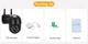 Вулична IP камера відеоспостереження EDOOMI WIFI IP 2.0mp поворотна з віддаленим доступом ICSee - зображення 9