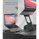 Подставка для ноутбука Nulaxy Ergonomic Laptop Stand Gray (C5-01) - изображение 3