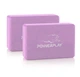 Блок для йоги 2 шт PowerPlay 4006 Yoga Brick EVA Фиолетовые - изображение 1