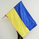 Атласный флаг Украины 140*90 см желто-синий - изображение 7