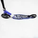 Двухколесный складной самокат Best Scooter, фонарик, амортизатор. Black and dark blue (113218) - изображение 4