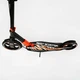 Двухколесный складной самокат Best Scooter, фонарик, амортизатор. Black and orange (113216) - изображение 3