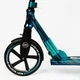 Двухколесный складной самокат Best Scooter, фонарик, амортизатор. Black and turquoise (113199) - изображение 4