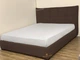 Кровать двуспальная Мисти 180x200 Mebel-Day Жаккард Шоколадный Нэо (19) - изображение 1