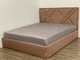 Кровать двуспальная Астра 160x190 Mebel-Day с подъемным механизмом Жаккард Коричневый Багама (06) - изображение 1