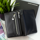 Кошелек женский кожаный De Esse LC14288-GD01 black маленький на магните черный - изображение 4