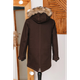 Підліткова зимова куртка парку корчневая West-Fashion М-107 42/164 - зображення 2