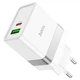 Сетевое зарядное устройство Hoco N21 PD30W + QC3.0 - White - изображение 1