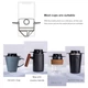 Пуровер/воронка/фильтр для ручного заваривания кофе многоразовый Coffee Maker черный (LB-70642) - изображение 3