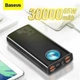 Портативная батарея Baseus Power Bank 30000mah 65W 6A с быстрой зарядкой 3 x USB-A 2.0, USB-A (QC) и USB Type-C (PD) Black - изображение 3