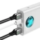 Портативная батарея Baseus Power Bank 30000mah 65W 6A с быстрой зарядкой 3 x USB-A 2.0, USB-A (QC) и USB Type-C (PD) Белый - изображение 4