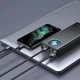 Портативная батарея Baseus Power Bank 30000mah 65W 6A с быстрой зарядкой 3 x USB-A 2.0, USB-A (QC) и USB Type-C (PD) Black - изображение 8